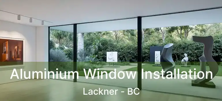  Aluminium Window Installation Lackner - BC