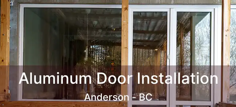  Aluminum Door Installation Anderson - BC