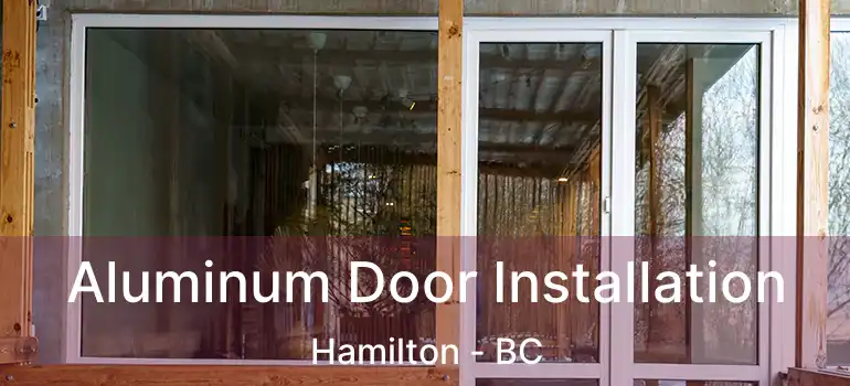  Aluminum Door Installation Hamilton - BC