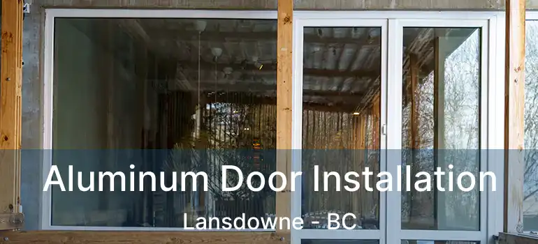  Aluminum Door Installation Lansdowne - BC