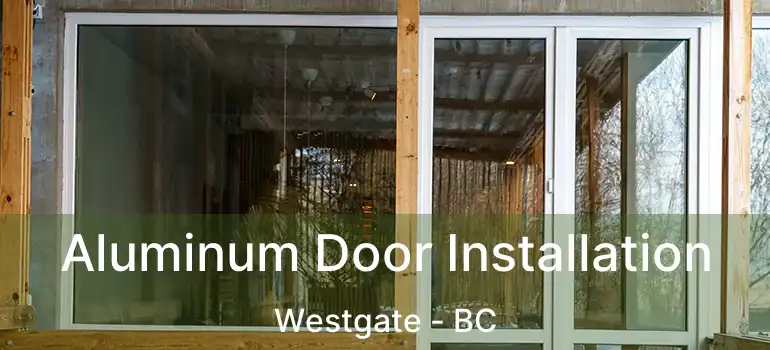  Aluminum Door Installation Westgate - BC