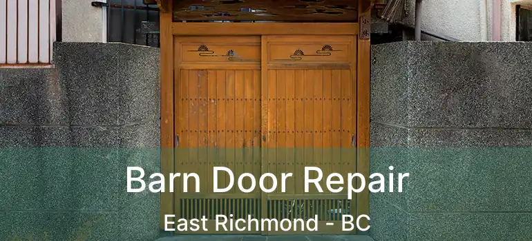  Barn Door Repair East Richmond - BC
