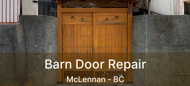  Barn Door Repair McLennan - BC