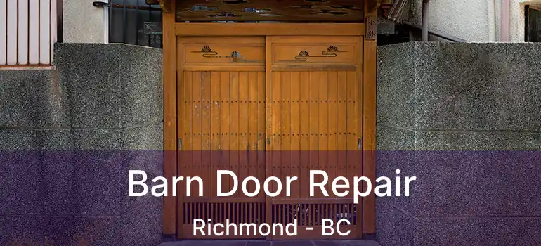  Barn Door Repair Richmond - BC