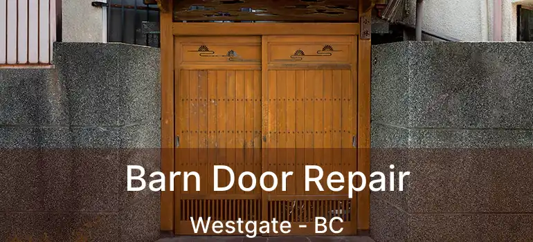  Barn Door Repair Westgate - BC