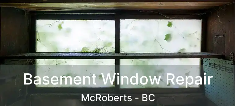  Basement Window Repair McRoberts - BC