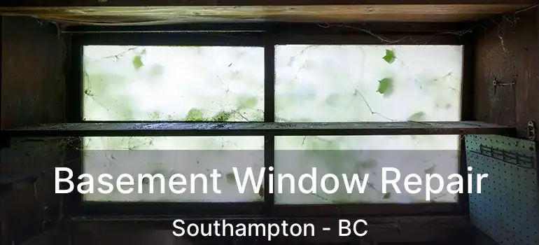  Basement Window Repair Southampton - BC