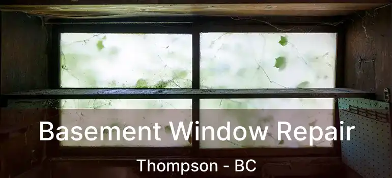  Basement Window Repair Thompson - BC