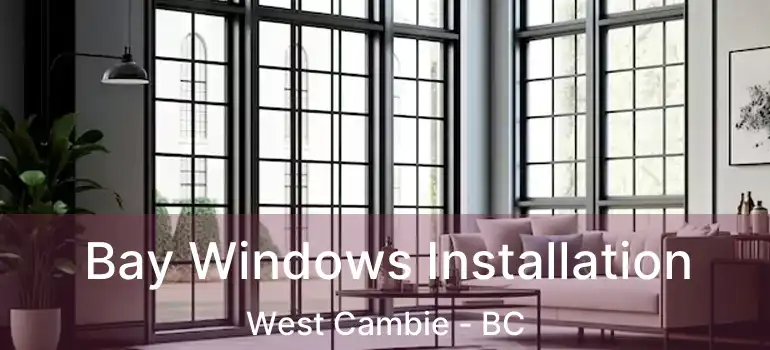  Bay Windows Installation West Cambie - BC