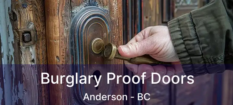  Burglary Proof Doors Anderson - BC