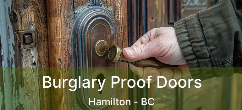  Burglary Proof Doors Hamilton - BC