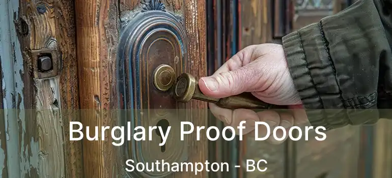  Burglary Proof Doors Southampton - BC