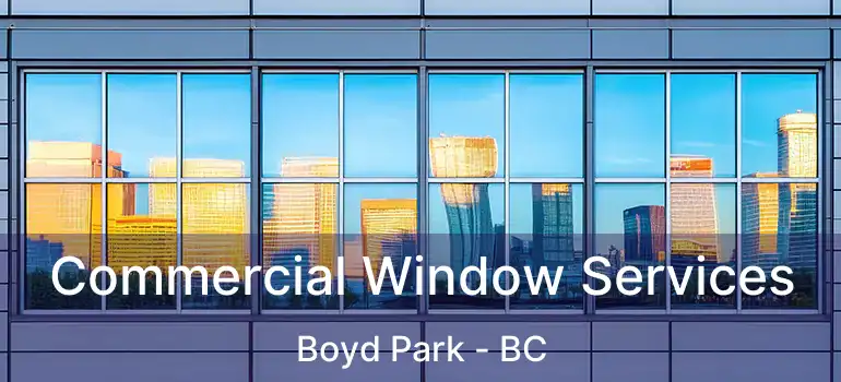  Commercial Window Services Boyd Park - BC