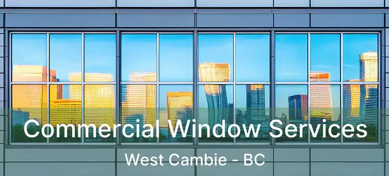  Commercial Window Services West Cambie - BC