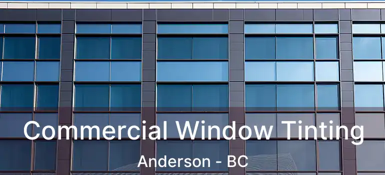  Commercial Window Tinting Anderson - BC