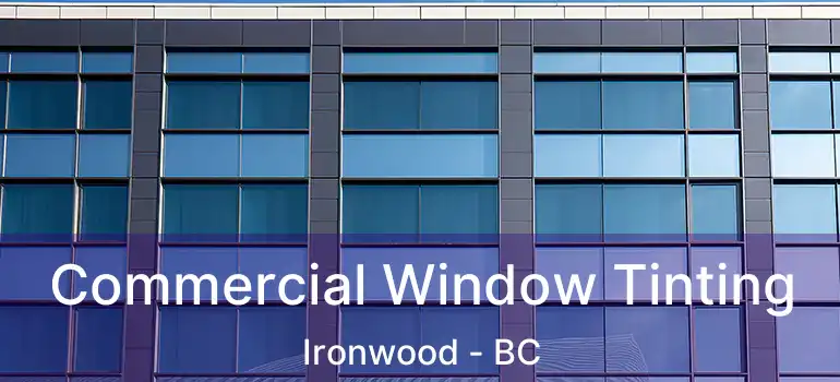  Commercial Window Tinting Ironwood - BC