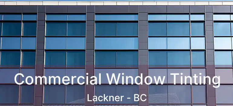  Commercial Window Tinting Lackner - BC