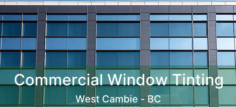  Commercial Window Tinting West Cambie - BC