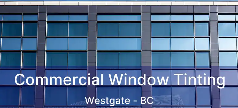  Commercial Window Tinting Westgate - BC