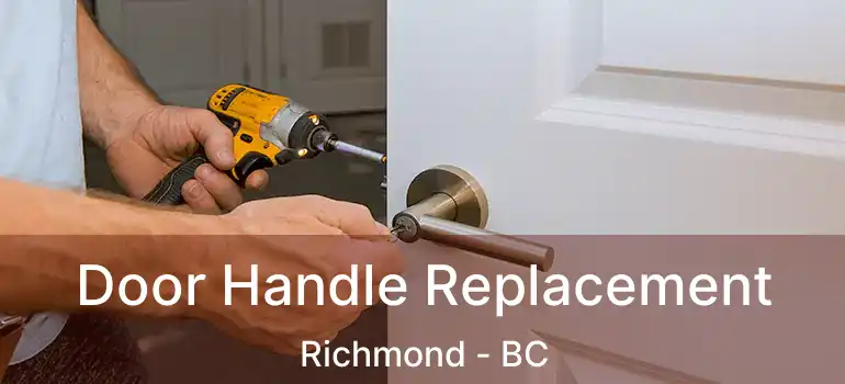  Door Handle Replacement Richmond - BC