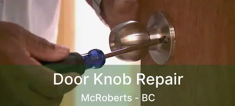  Door Knob Repair McRoberts - BC