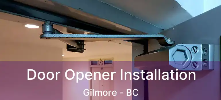  Door Opener Installation Gilmore - BC