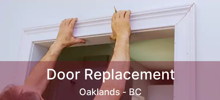  Door Replacement Oaklands - BC