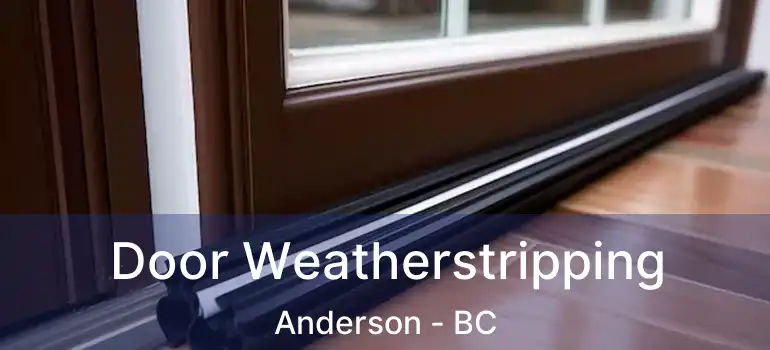  Door Weatherstripping Anderson - BC