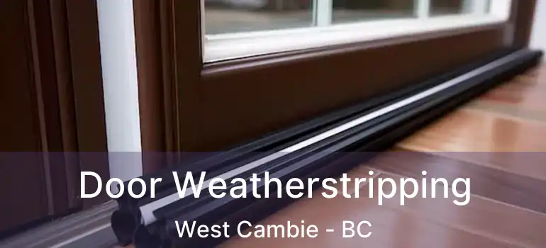  Door Weatherstripping West Cambie - BC