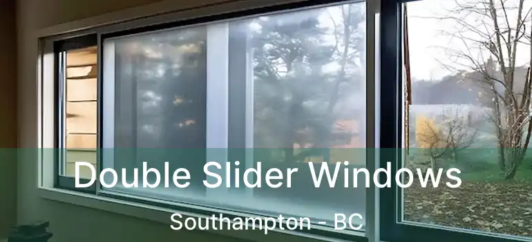  Double Slider Windows Southampton - BC