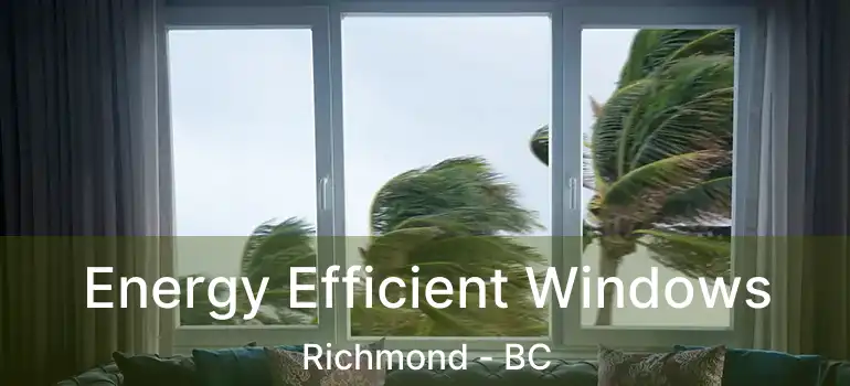  Energy Efficient Windows Richmond - BC