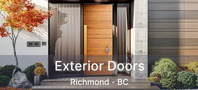  Exterior Doors Richmond - BC