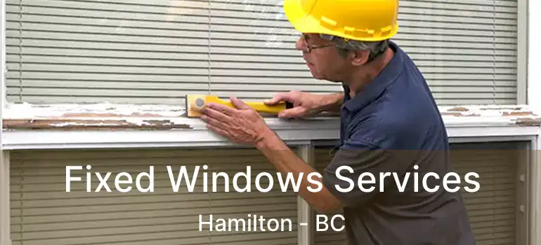  Fixed Windows Services Hamilton - BC
