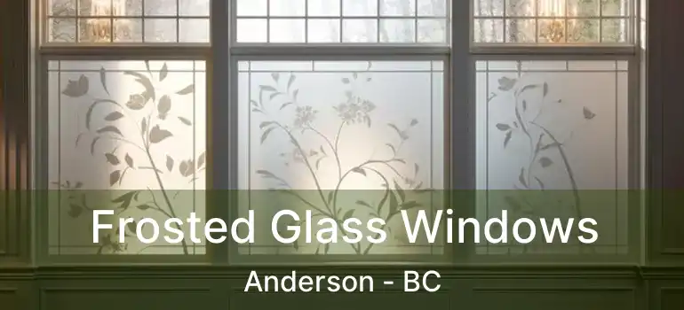  Frosted Glass Windows Anderson - BC