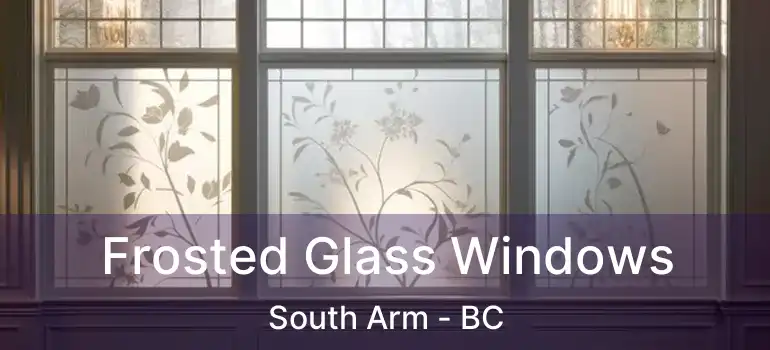  Frosted Glass Windows South Arm - BC