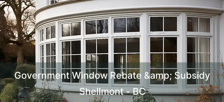  Government Window Rebate & Subsidy Shellmont - BC