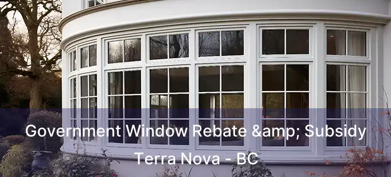  Government Window Rebate & Subsidy Terra Nova - BC