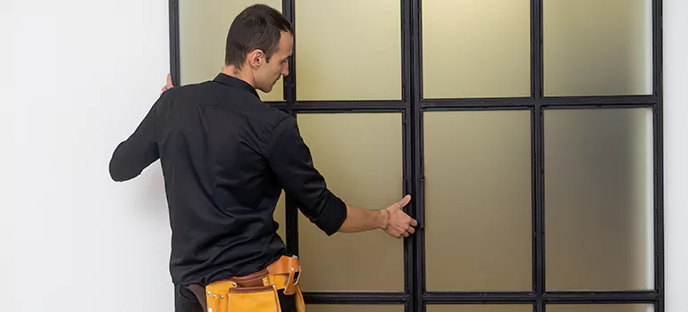 Patio French door installation in Richmond, BC