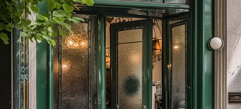 Frosted Pantry Door in Richmond, British Columbia