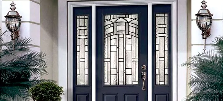 Stained Glass Door Panels in Richmond, British Columbia