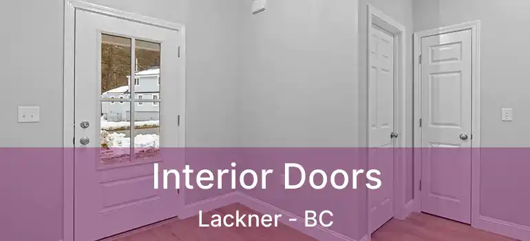  Interior Doors Lackner - BC