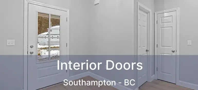  Interior Doors Southampton - BC