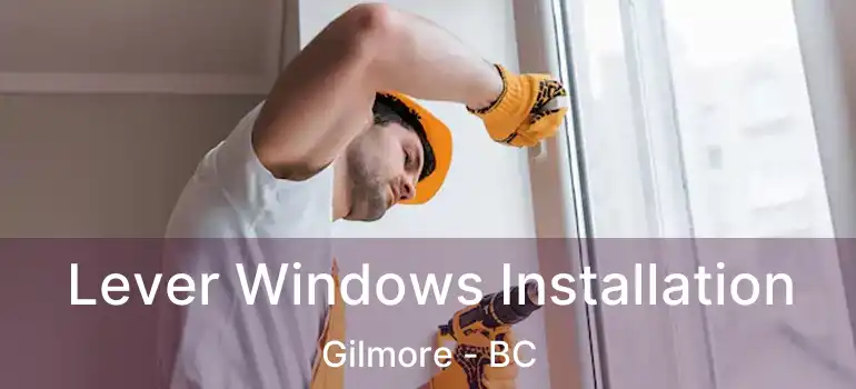  Lever Windows Installation Gilmore - BC