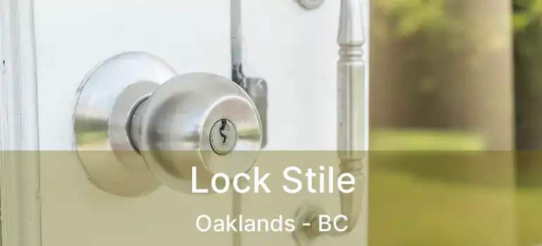  Lock Stile Oaklands - BC