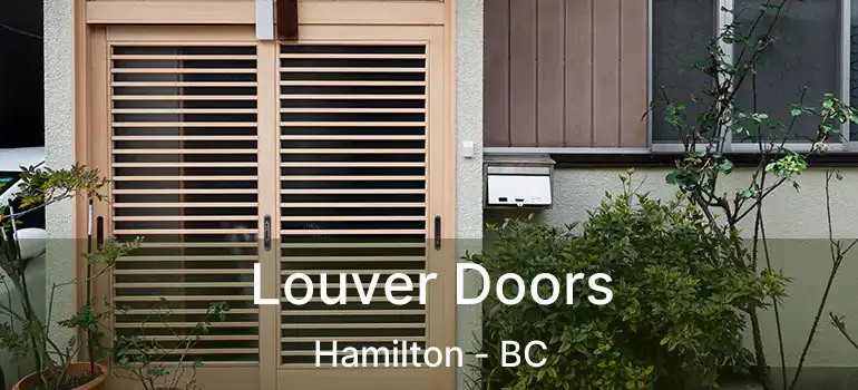  Louver Doors Hamilton - BC