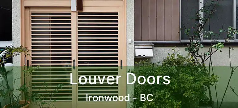  Louver Doors Ironwood - BC