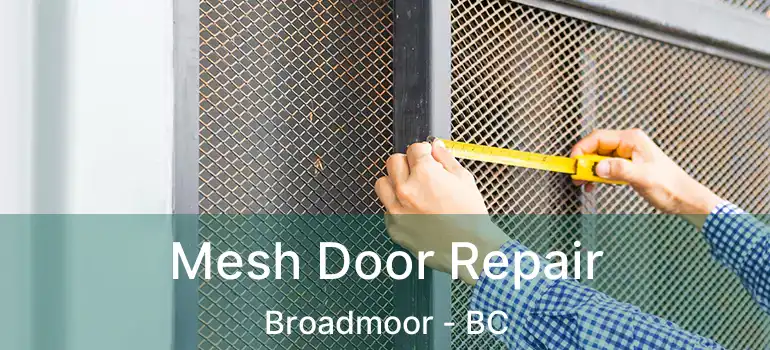  Mesh Door Repair Broadmoor - BC