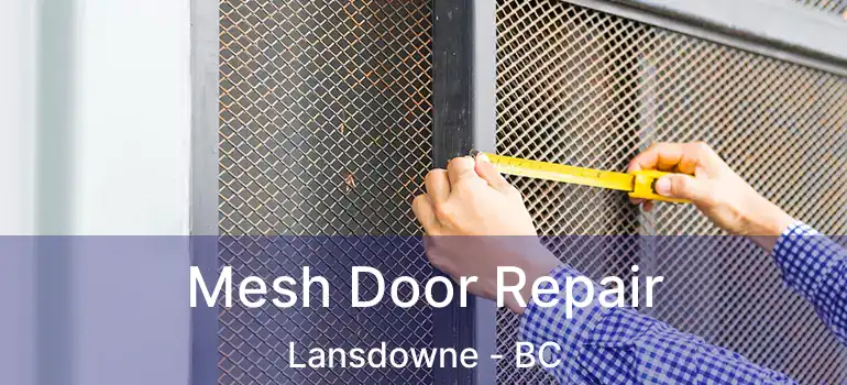  Mesh Door Repair Lansdowne - BC