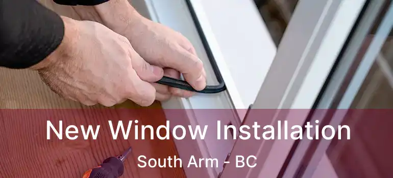  New Window Installation South Arm - BC
