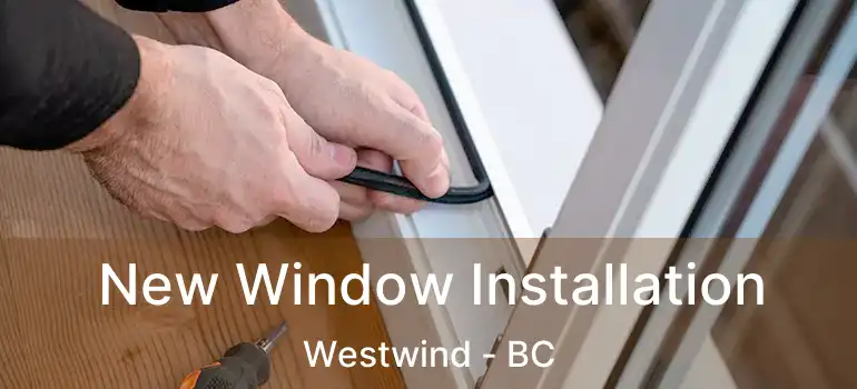  New Window Installation Westwind - BC